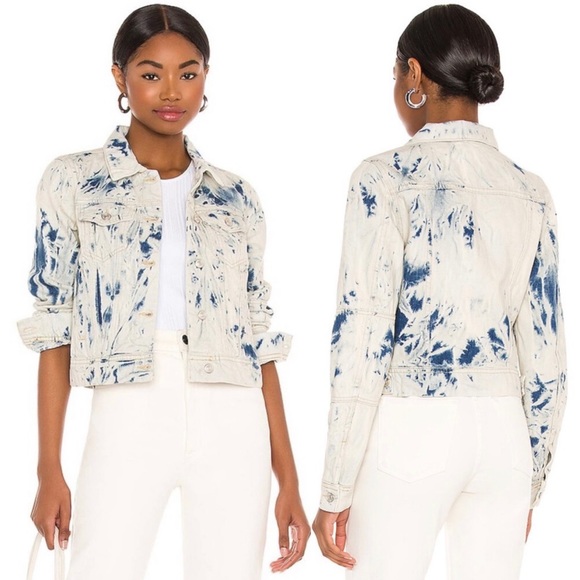 NWT Free People Tie Dye Denim Jacket